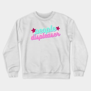 "People Displeaser" funny people pleaser pun Crewneck Sweatshirt